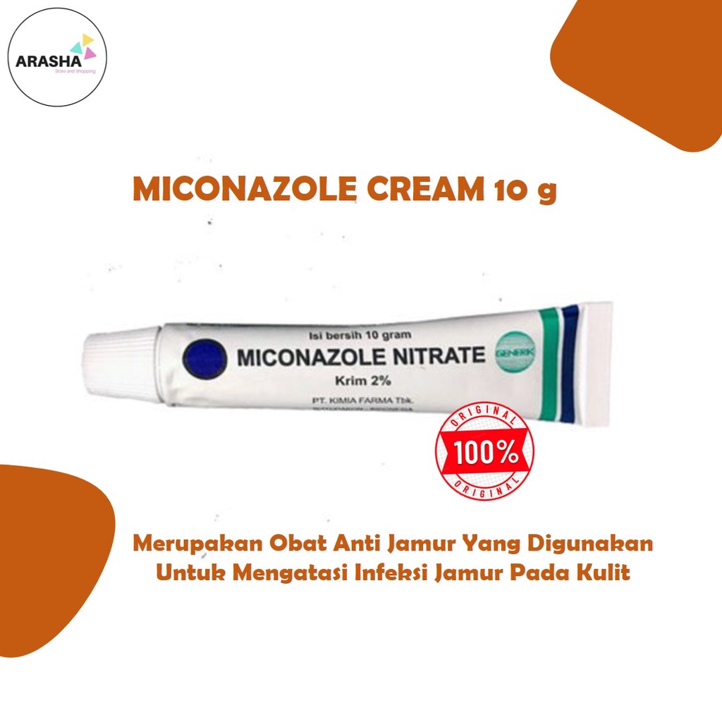 MICONAZOLE KRIM 10 GR Salep Jamur/Panu/Kutu Air
