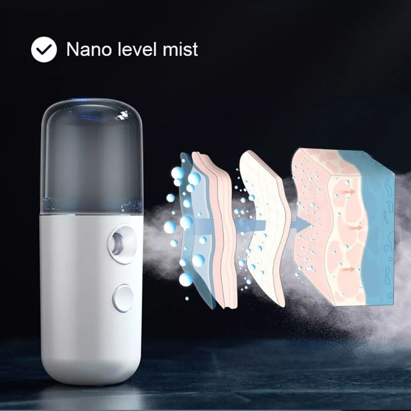 Nano Spray Wajah Untuk Kulit Kering Jerawat Komedo Kumel Facial Mist Uap Wajah Nano