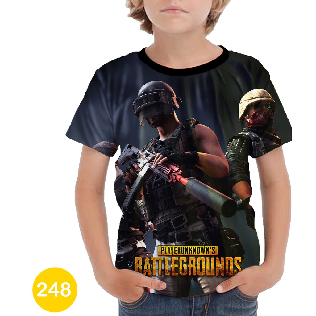 Kaos PUBG Game Battleground Games 3D Kaos Kartun Lucu Murah 248 Shopee Indonesia