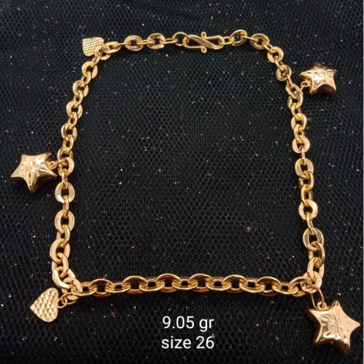 Gelang Emas 17K - 9.05 gr Kadar 750 - 1222