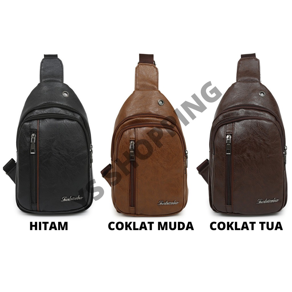 Tas Pria Selempang Kulit / Tas Selempang Pria Import