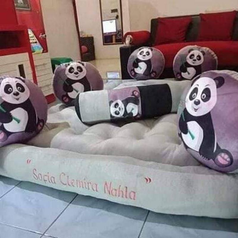 kasur matras ambal - kasur karakter - kasur boneka karakter panda printing