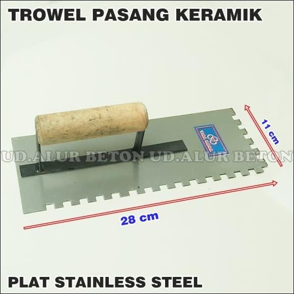 Trowel Keramik - Cetok Semen Bergerigi | Star 