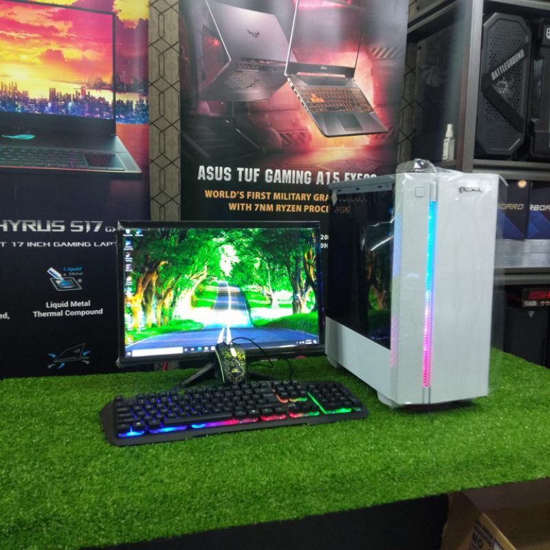 KOMPUTER GAMING I5 3470 RAM 16 SSD 120 VGA 4 GB SIAP PAKAI FULLSET