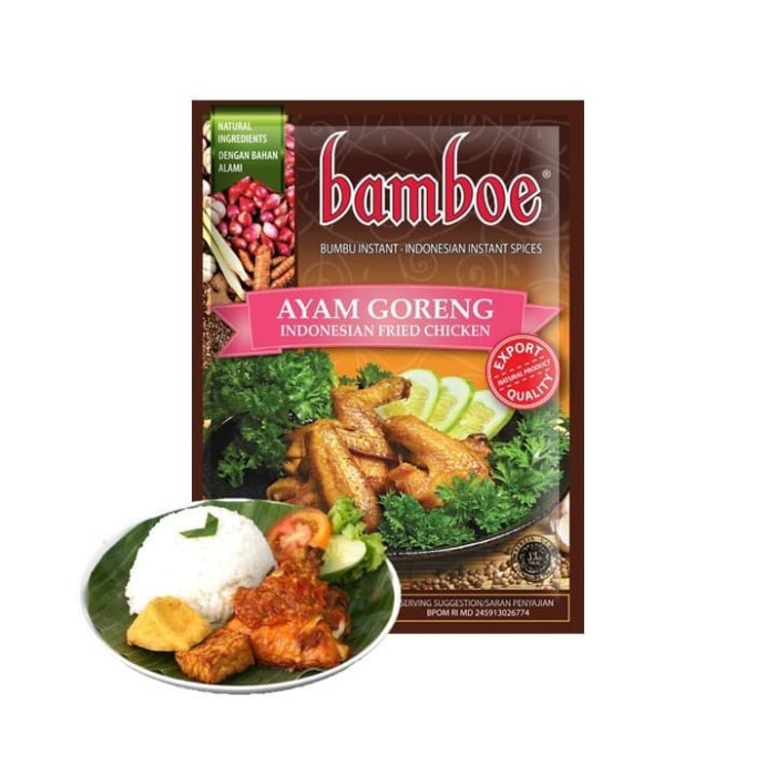 

Bumbu Ayam Goreng Bamboe 33 Gr