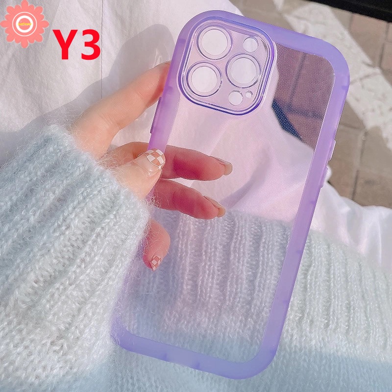 Case Pelindung Lensa Kamera Warna Macaron Fluorescent Tahan Banting Untuk IPhone 11 12 13 11 Pro Max XR X XS Max