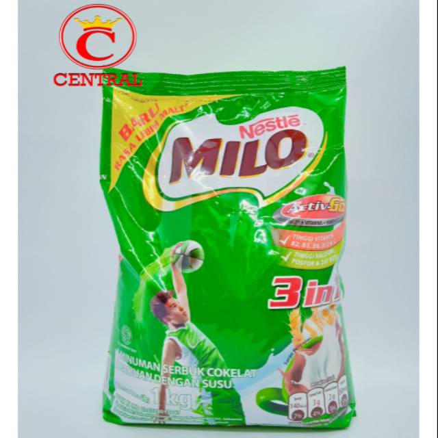 MILO ACTIV-GO 3 IN 1 1KG/centraltrenggalek