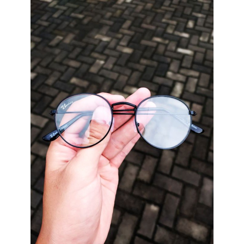 ls 155 black clear/kacamata bening pria/kacamata bening wanita/kacamata wanita/kacamata pria