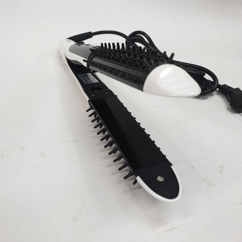 Alat Catok Rambut 2in1 Lurus Curly Sisir murah sonar 999b