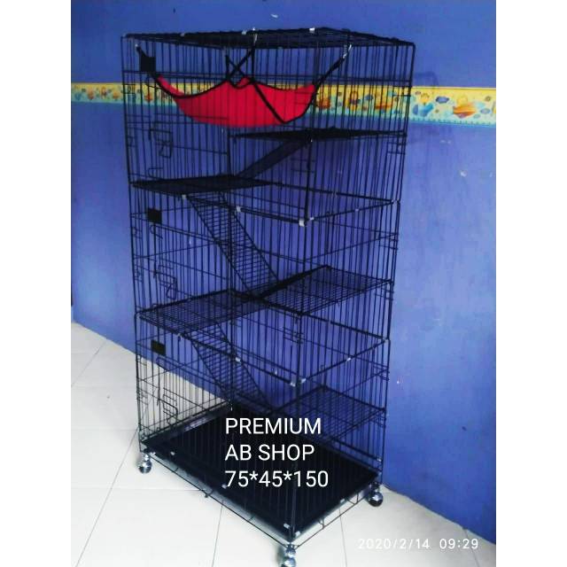 (Size xl 75x46x150) Kandang kucing tingkat 5 lantai (Kode : 03S3)