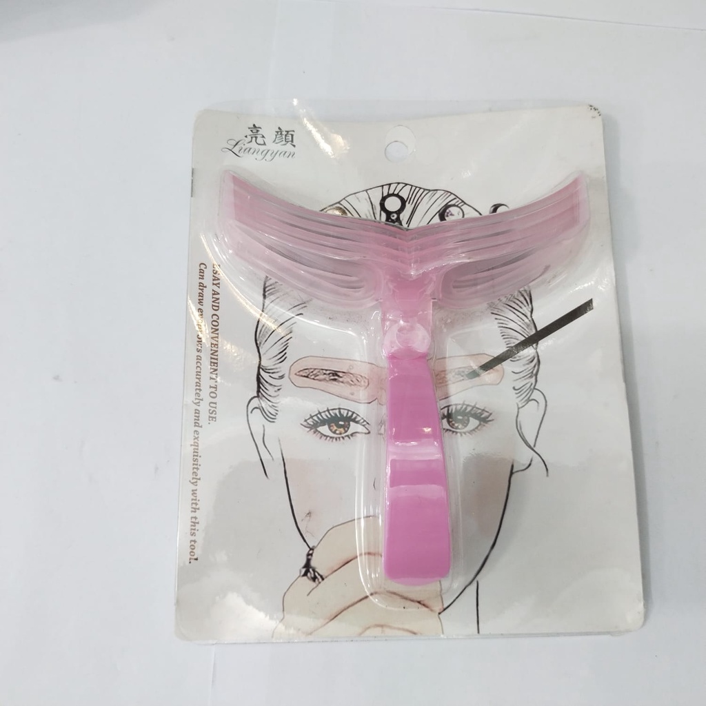 Cetakan Liangyan Perfect Eye Brow Stencil 4 in 1