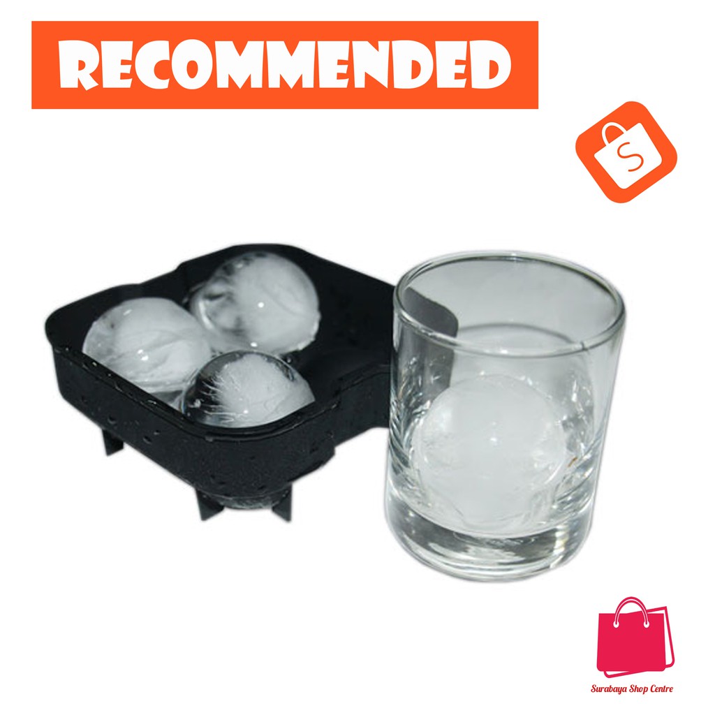 Four Ball Ice Maker Pencetak Es Batu Bulat Shopee Indonesia