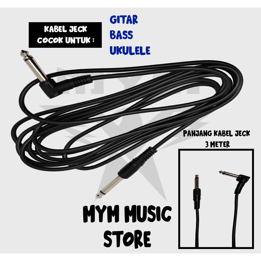 Kabel jeck gitar 3m