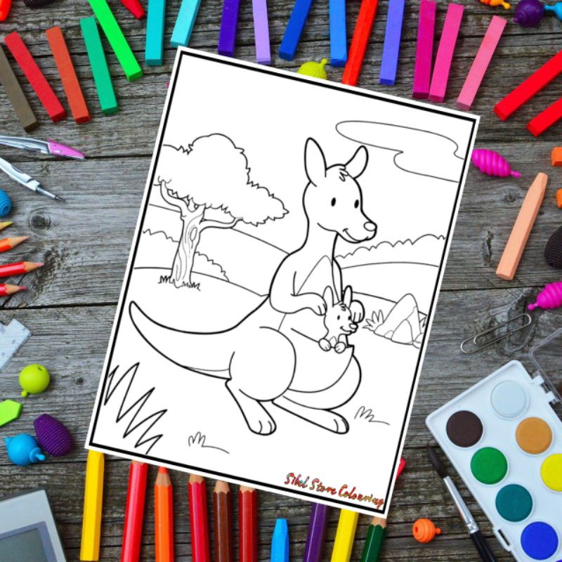 

Kertas Mewarnai Gambar Anak Tema Animal 03 / Kertas Gambar (10 Lembar Gambar)