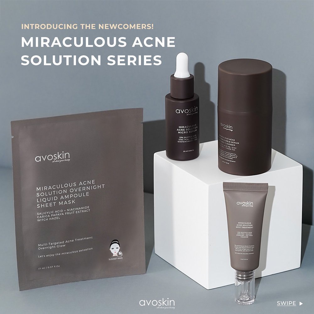 AVOSKIN Miraculous Acne Solution Series