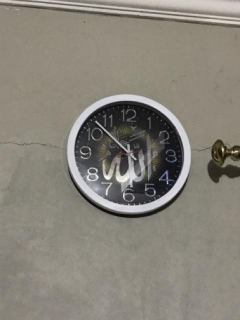 Jam Dinding Ogana - Nuansa Islami Kaligrafi (rainbow Colour)