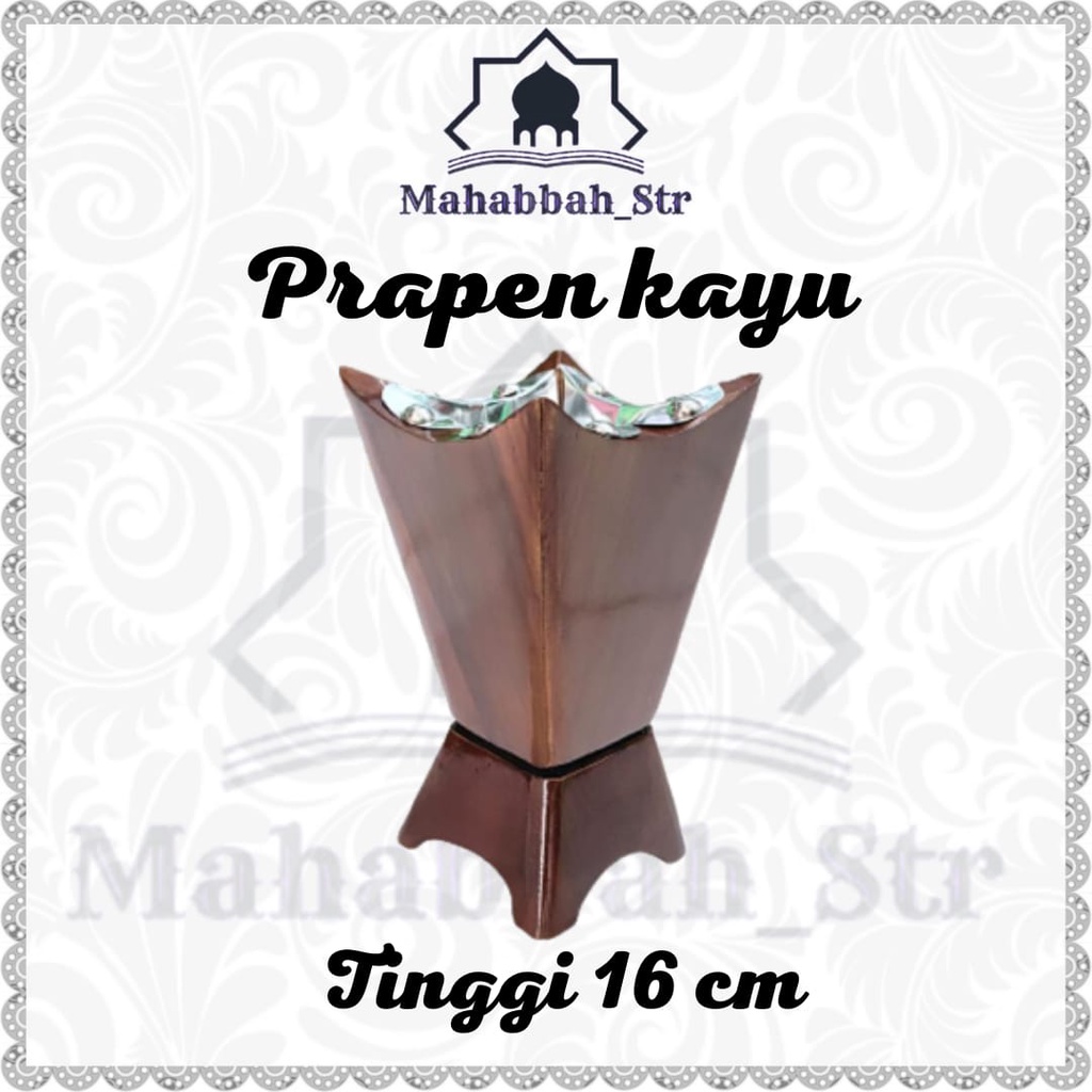 Prapen Tempat Pembakaran Bukhur Exclusive Material Kayu Jati Prapen Kayu Jati Tempat Buhur Kayu Jati