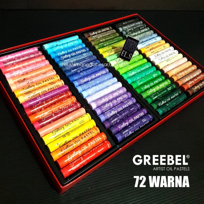 

PASTEL-DRY-OIL- GREEBEL ARTIST OIL PASTEL 72 WARNA -OIL-DRY-PASTEL.