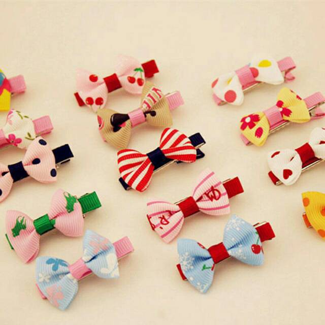 grosir  Jepit rambut pita isi 20 pcs (10PSG)