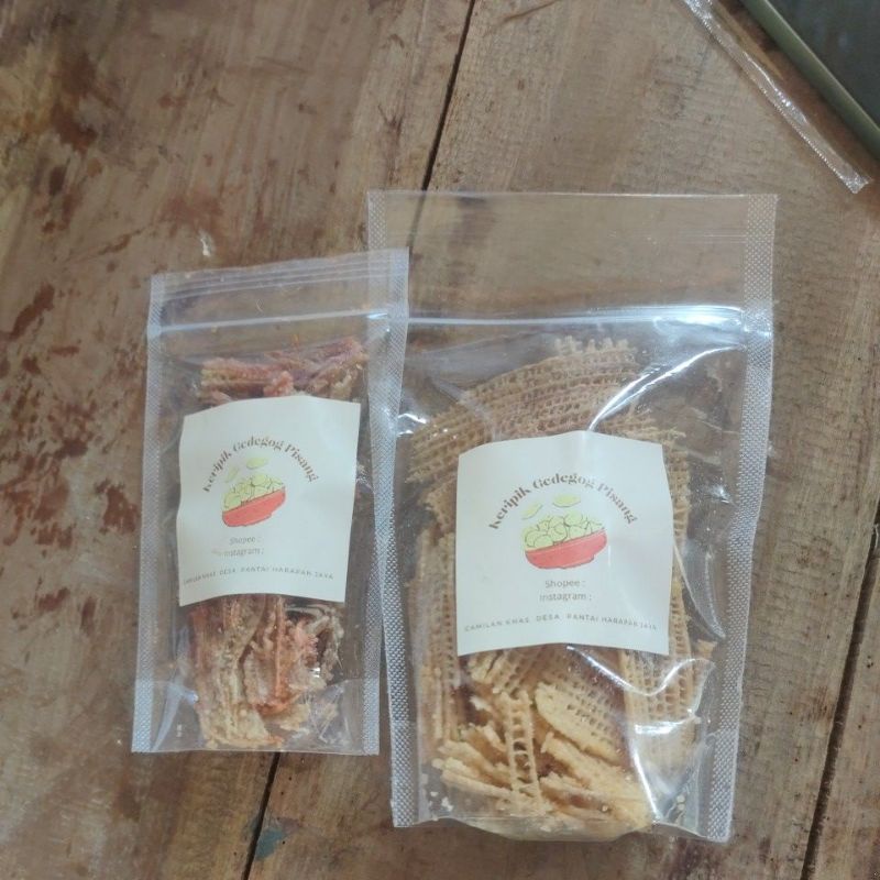 

Keripik gedebog pisang