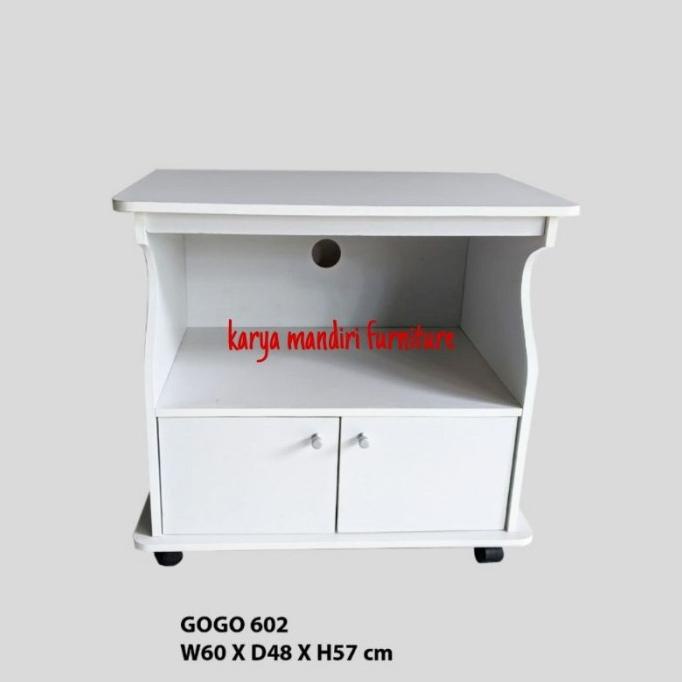 Promo Meja Tv Meja Nakas Roda Minimalis Au Ebwajik