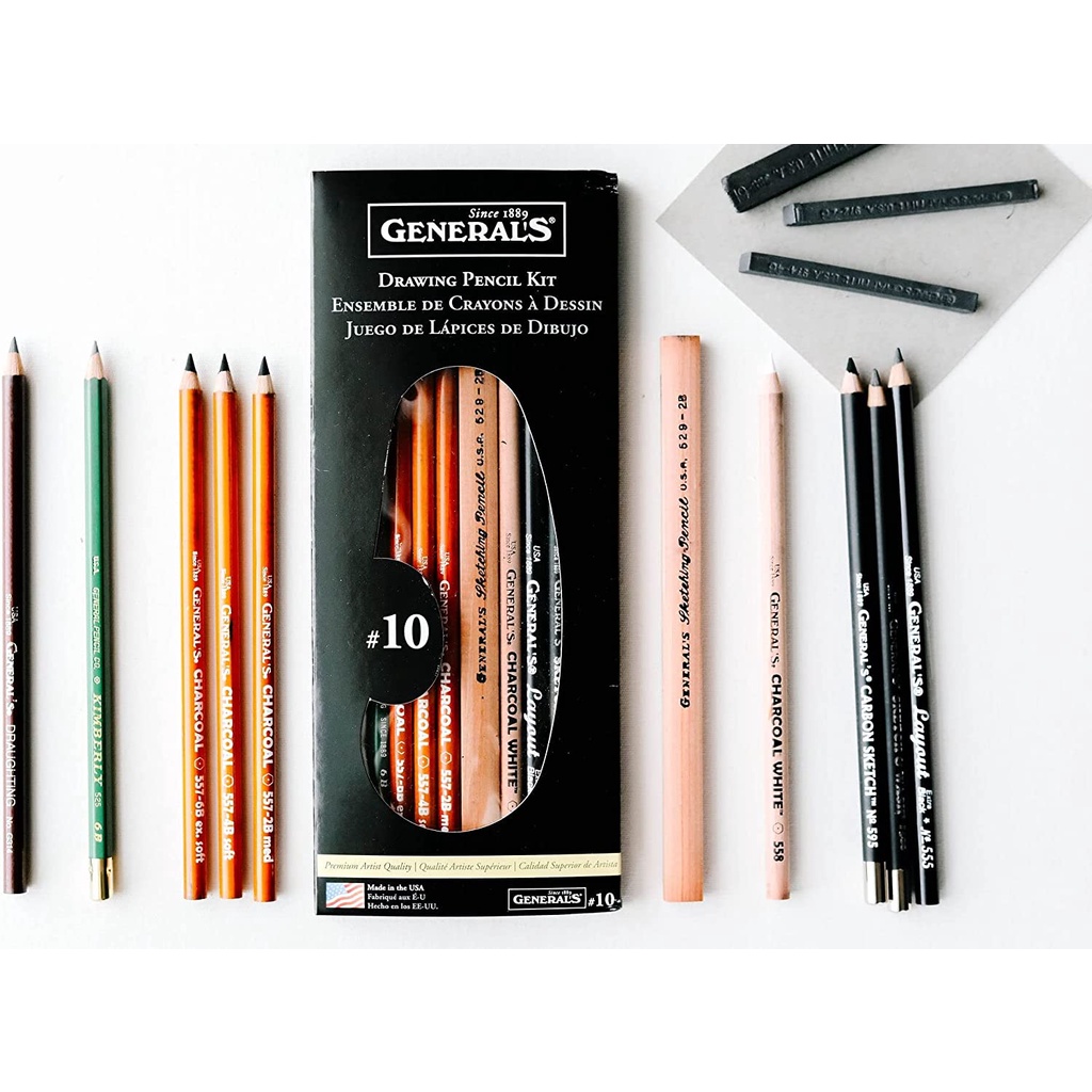 General's Pencil Drawing Pencil Kit Set #10