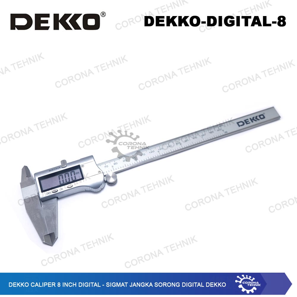 Sigmat Jangka Sorong Digital Dekko - Dekko Caliper 8 Inch Digital