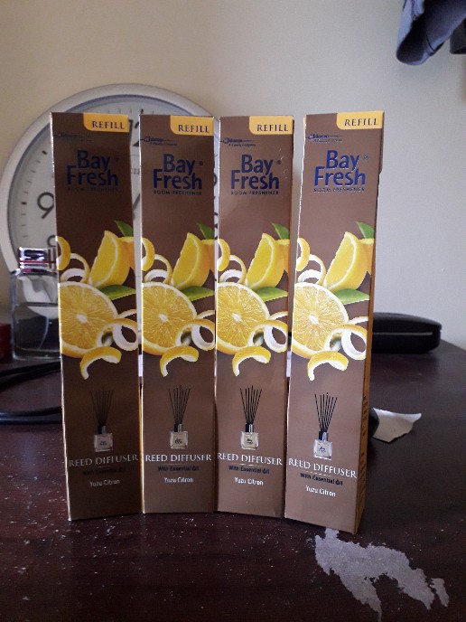 Bayfresh Reed Diffuser Yuzu Citron Refill 30 Ml - Pengharum Ruangan