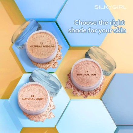 SILKYGIRL Shine Free Loose Powder | bedak tabur