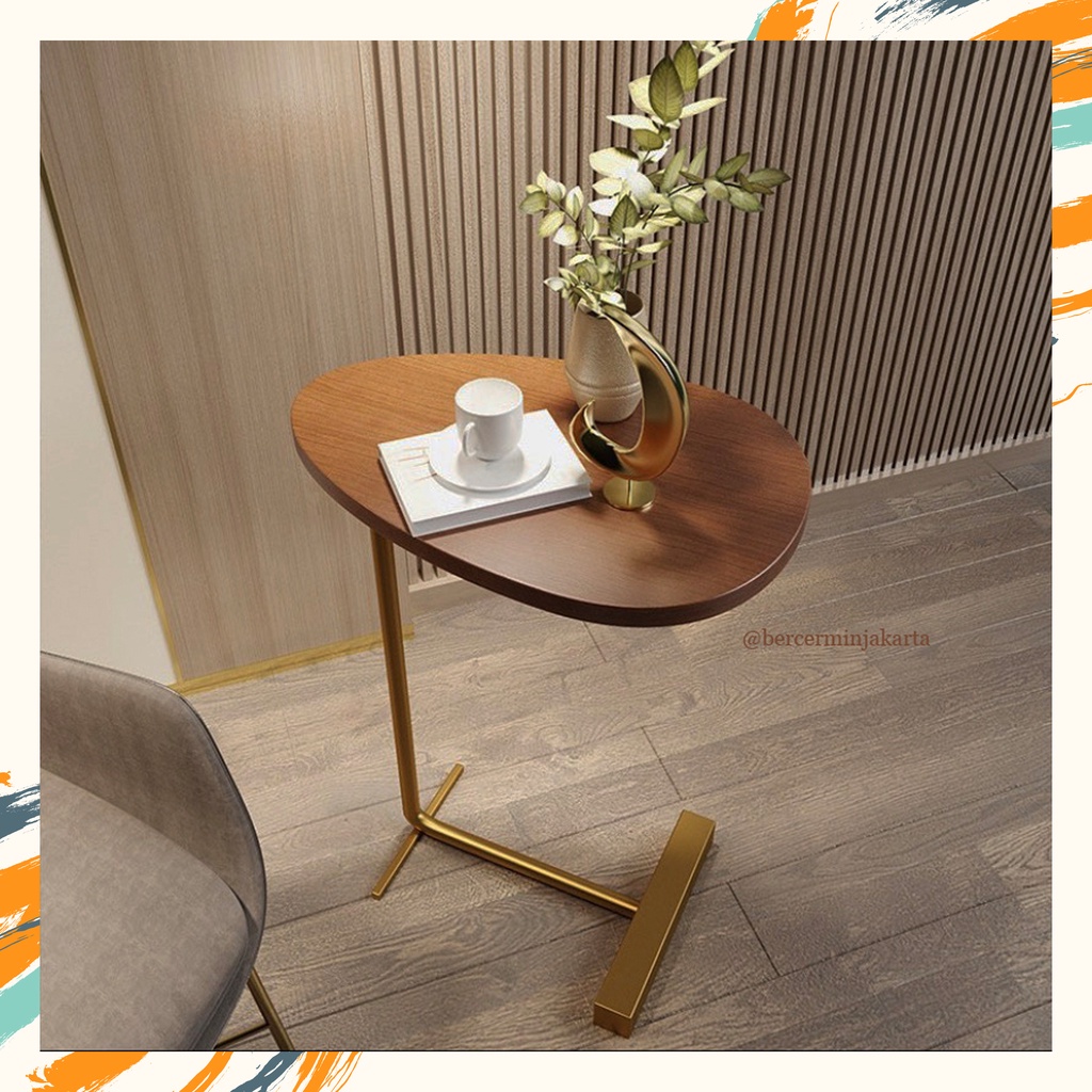 Jual Nordic Side Table JATI ASLI Shopee Indonesia
