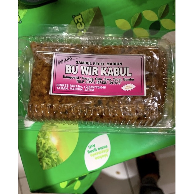 

Sambel Pecel Bu Wir Kabul Asli Madiun (250 gram)