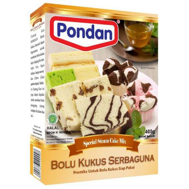 

PONDAN Bolu Kukus & Panggang 400 g | Tart Mekrok Serbaguna