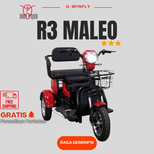 Sepeda Motor Listrik Uwinfly Maleo Garansi Resmi