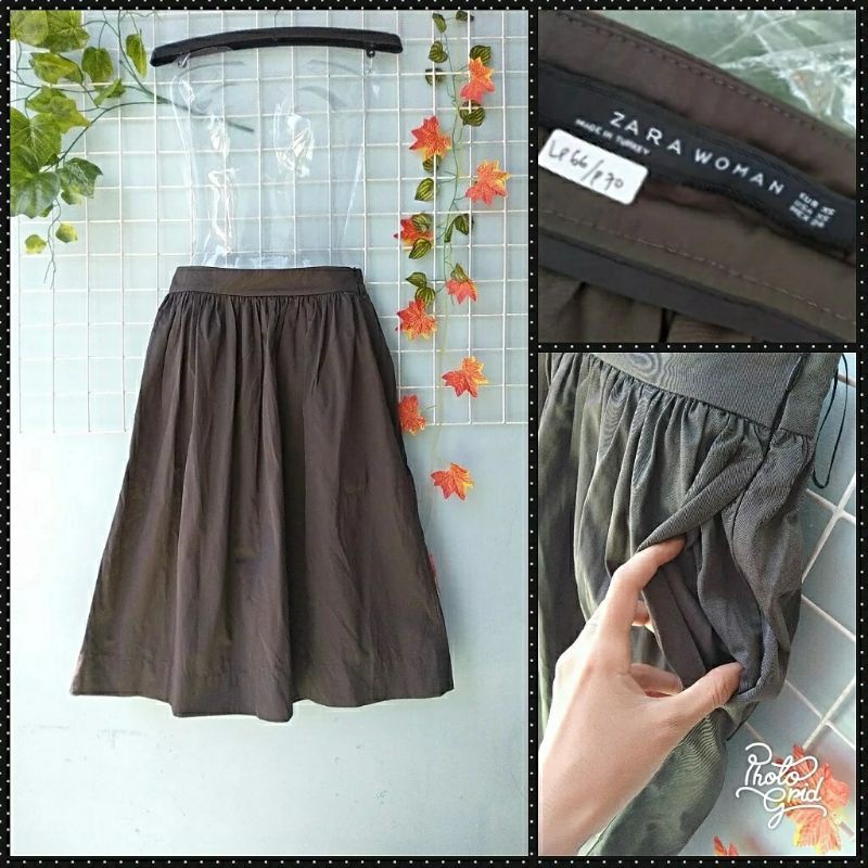 army MIDI skirt zara