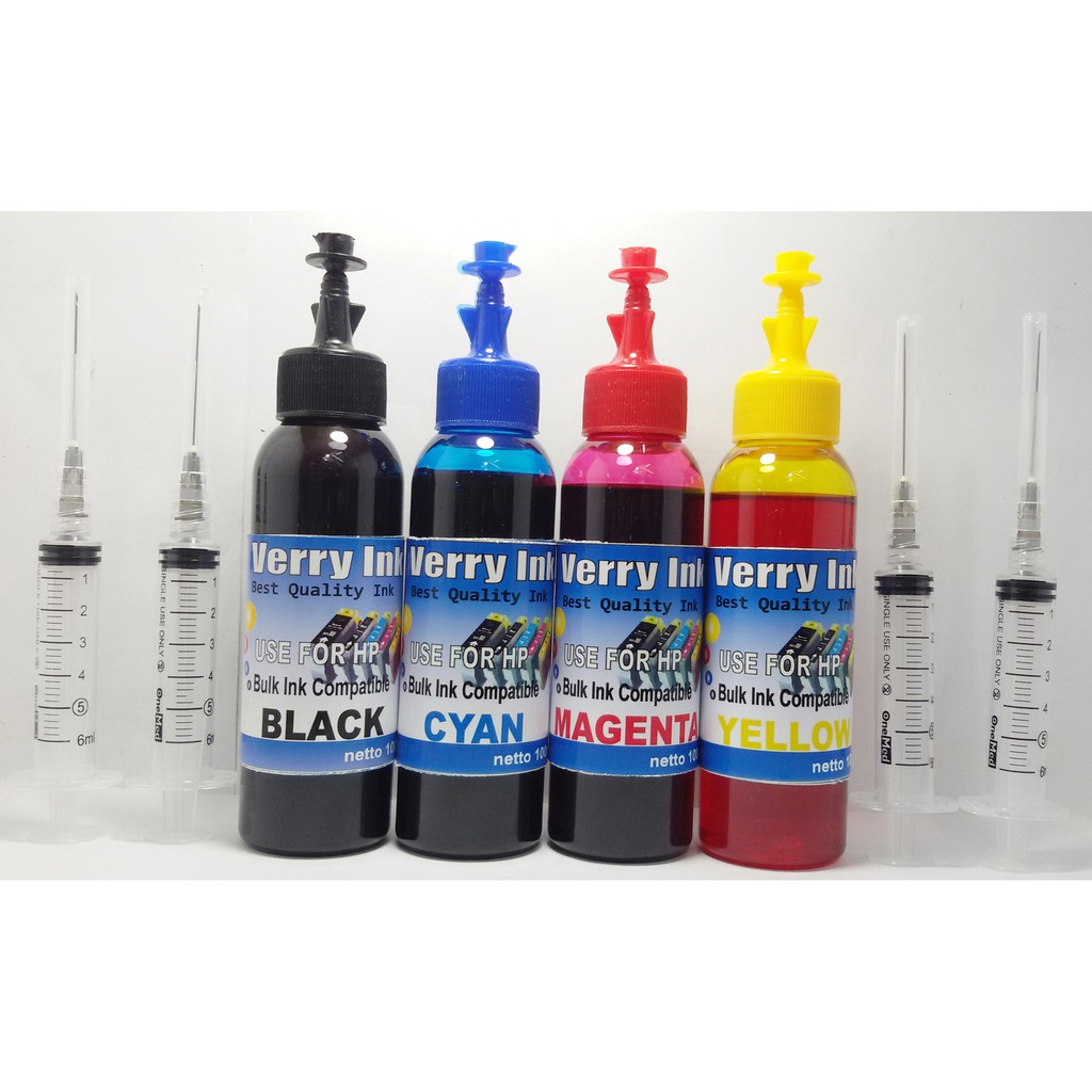Tinta Hp Isi Ulang 100ml Verry Ink
