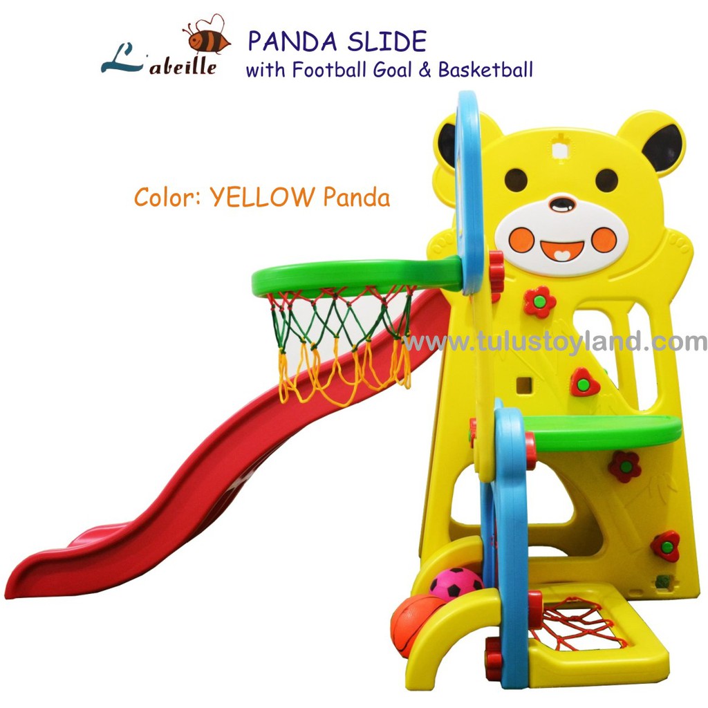 Perosotan Labeille Panda SLIDE with Football n Basketball Bear Slide