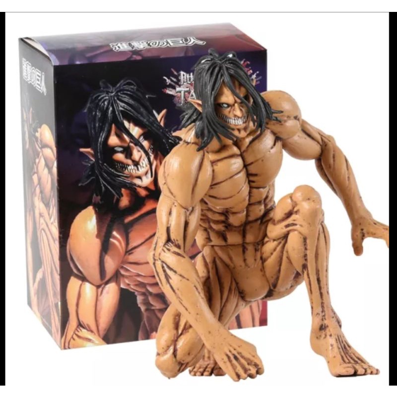 Figure Anime Attack On Titan Miniatur Pajangan Titan Eren Yeager