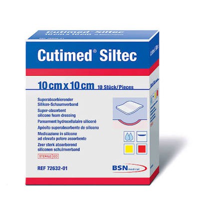 Cutimed siltec 10x10 siltec 10x10