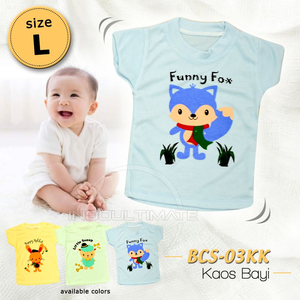 Baju Anak BCS-03KK Bayi Atasan Anak Bayi Pakaian Anak Bayi Baju Harian Anak Kaos Anak