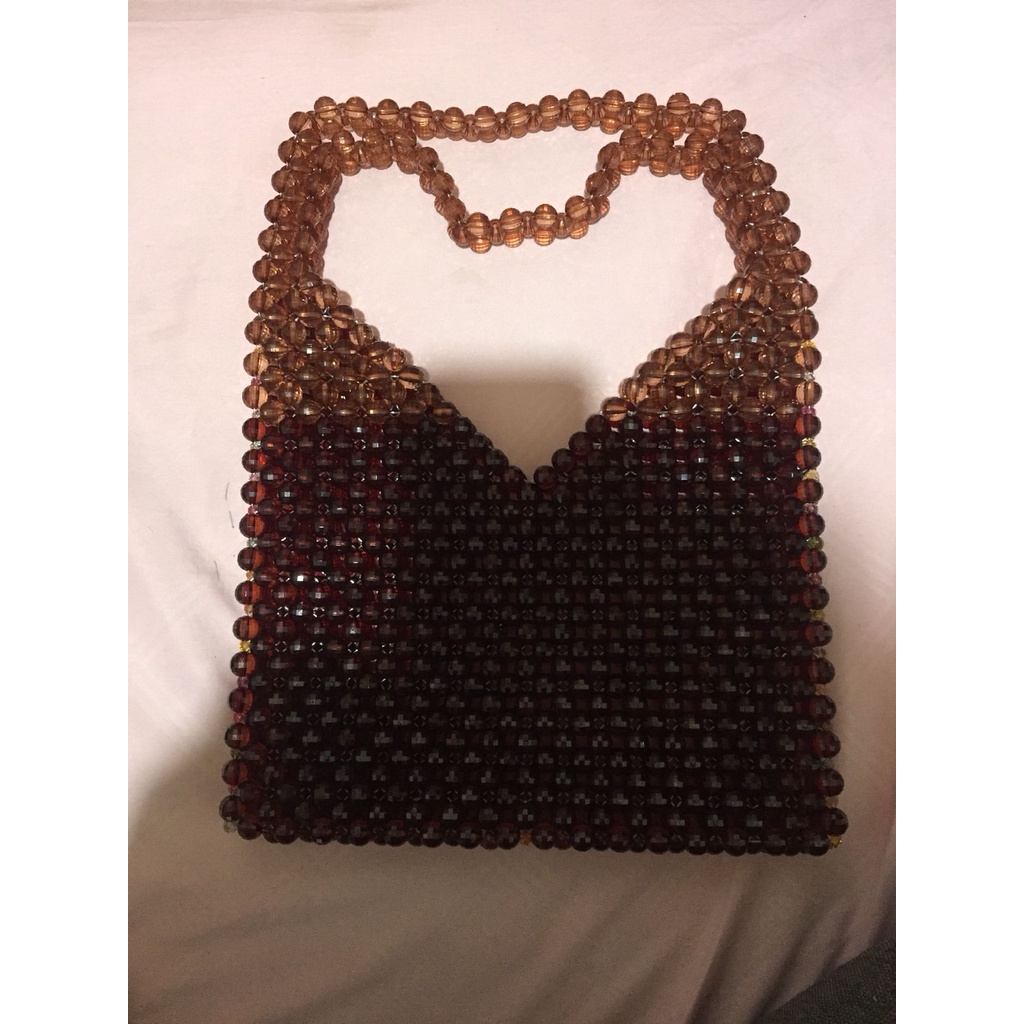 beads bag / bead bag / tas manik manik / pearl