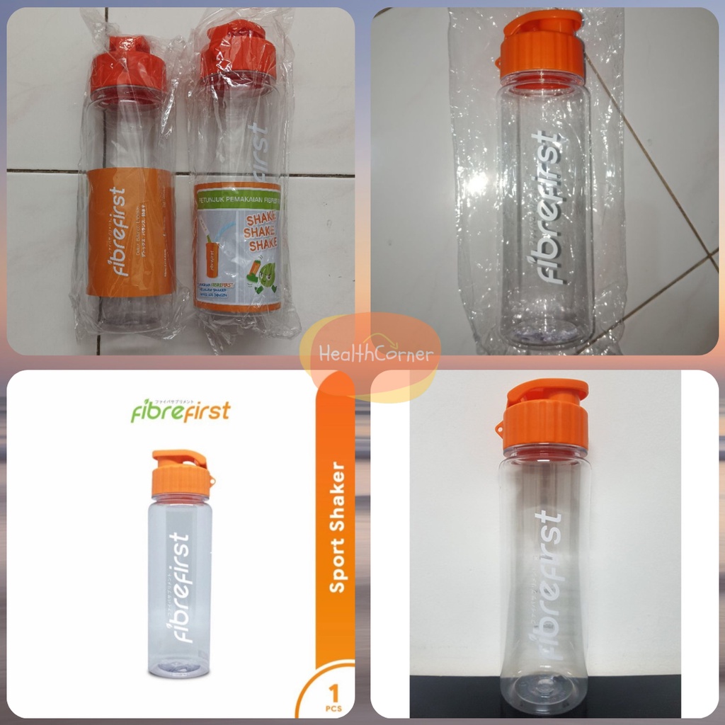 Botol Shaker Fibre First 500 ml / Flimty Flimeal 400 ml - Shaker MIxer Bottle