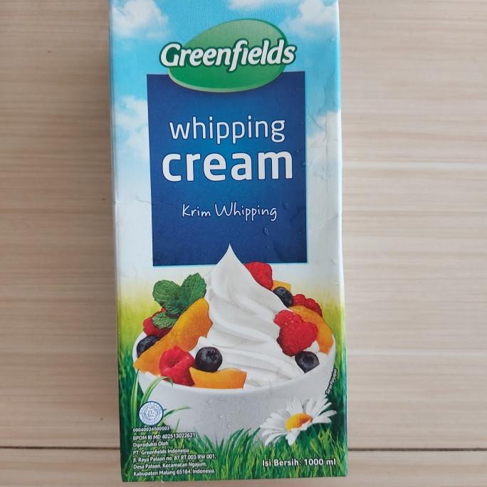 

(BISA COD) whipping cream greenfields 1 liter promo