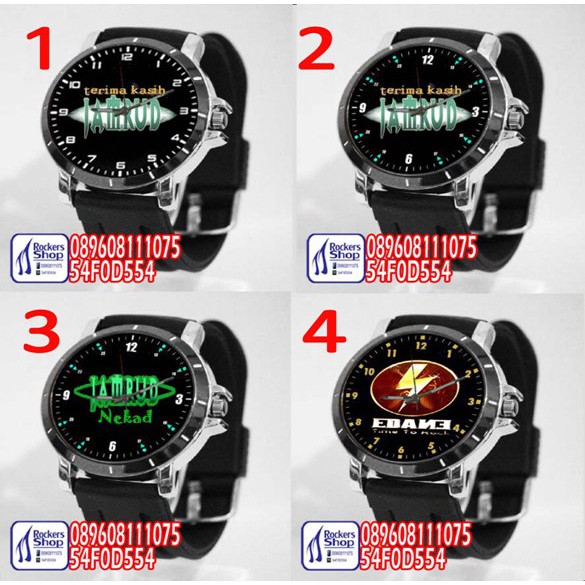 JAM TANGAN JAMRUD TERIMA KASIH NEKAD EDANE TIME TO ROCK CUSTOM