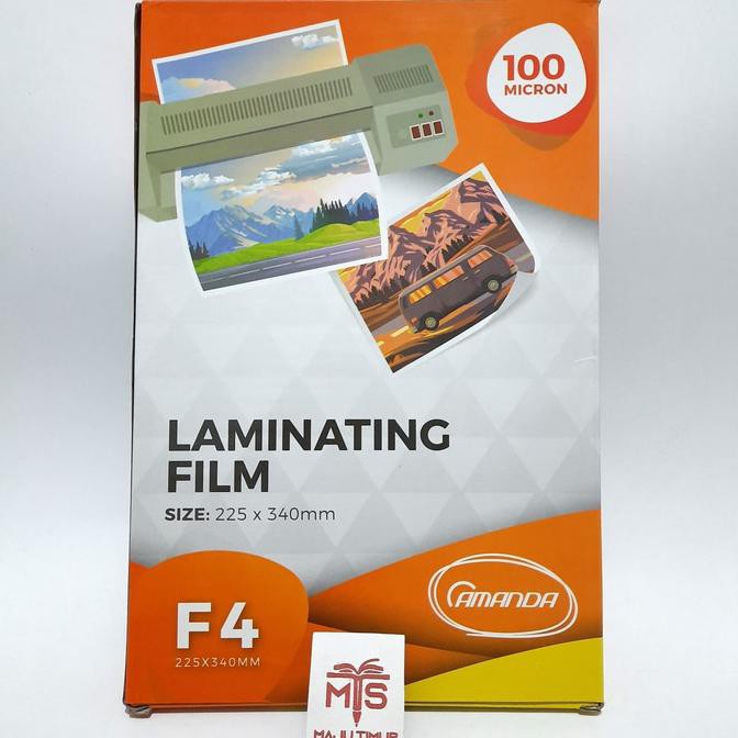 

Plastik Laminating / Laminating Film Amanda F4 100 micron