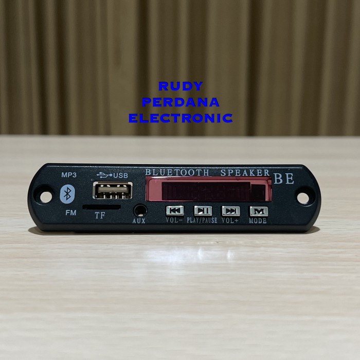 MODUL KIT BLUETOOTH MP3 PLAYER RADIO FM AM SPEAKER USB SD CARD AUX PU27