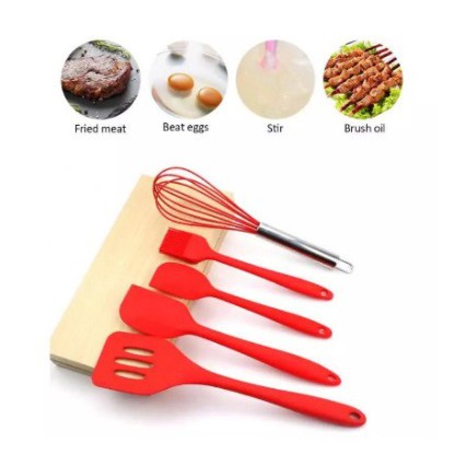 Spatula silicon set 5 pcs