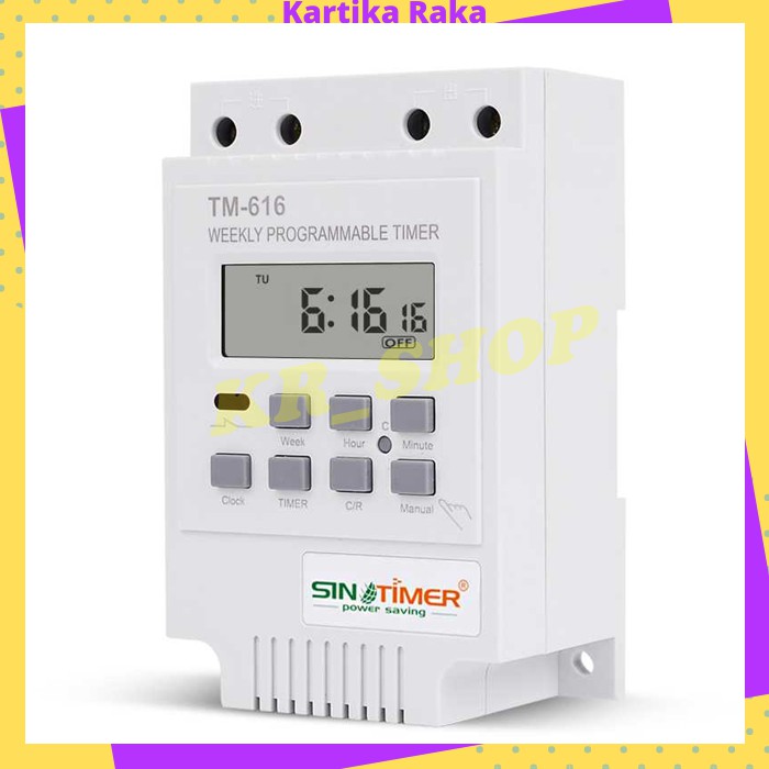 KR SINOTIMER Power Timer Programmable Time Switch Relay 220V 30A