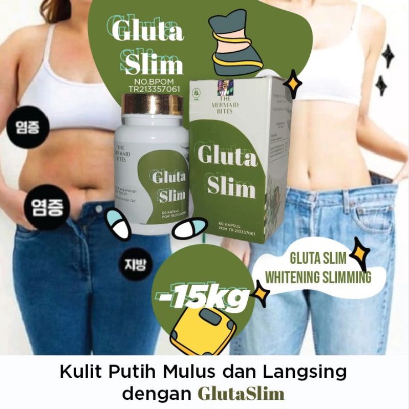 🇰🇷GLUTA SLIM WHITENING SLIMMING BPOM HALAL RI