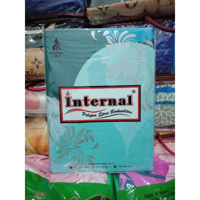 Sprei Internal King Ukuran 180x200 cm 3D 3in Kualitas Premium