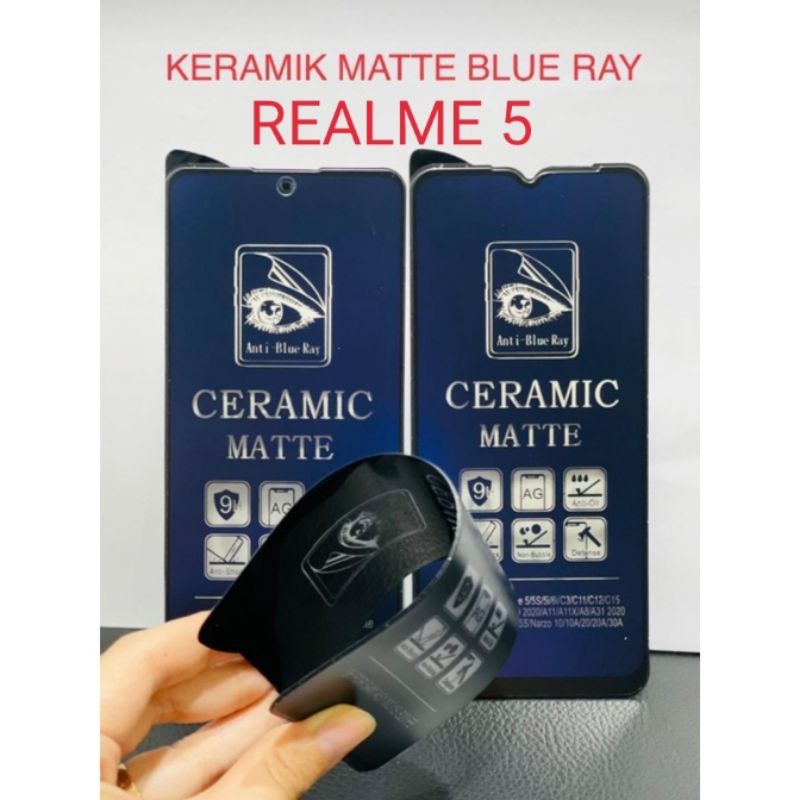 TEMPERED GLASS RELME 5 TEMPERED GLASS FULL MATTE CERAMIC